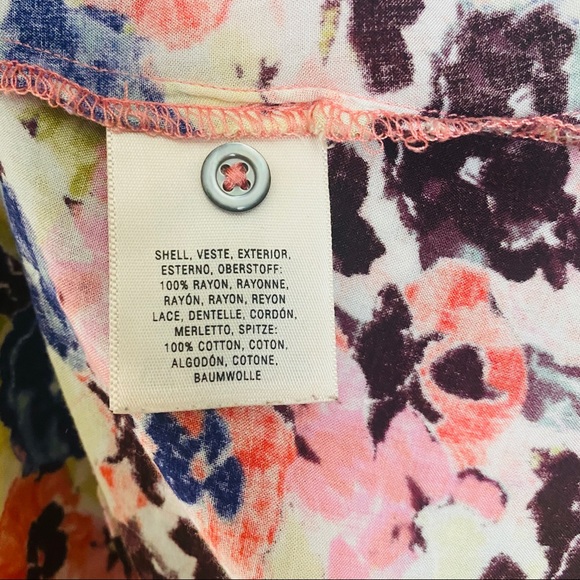 Anthropologie Maeve Pansy Field Peasant Boho Top - Picture 13 of 13